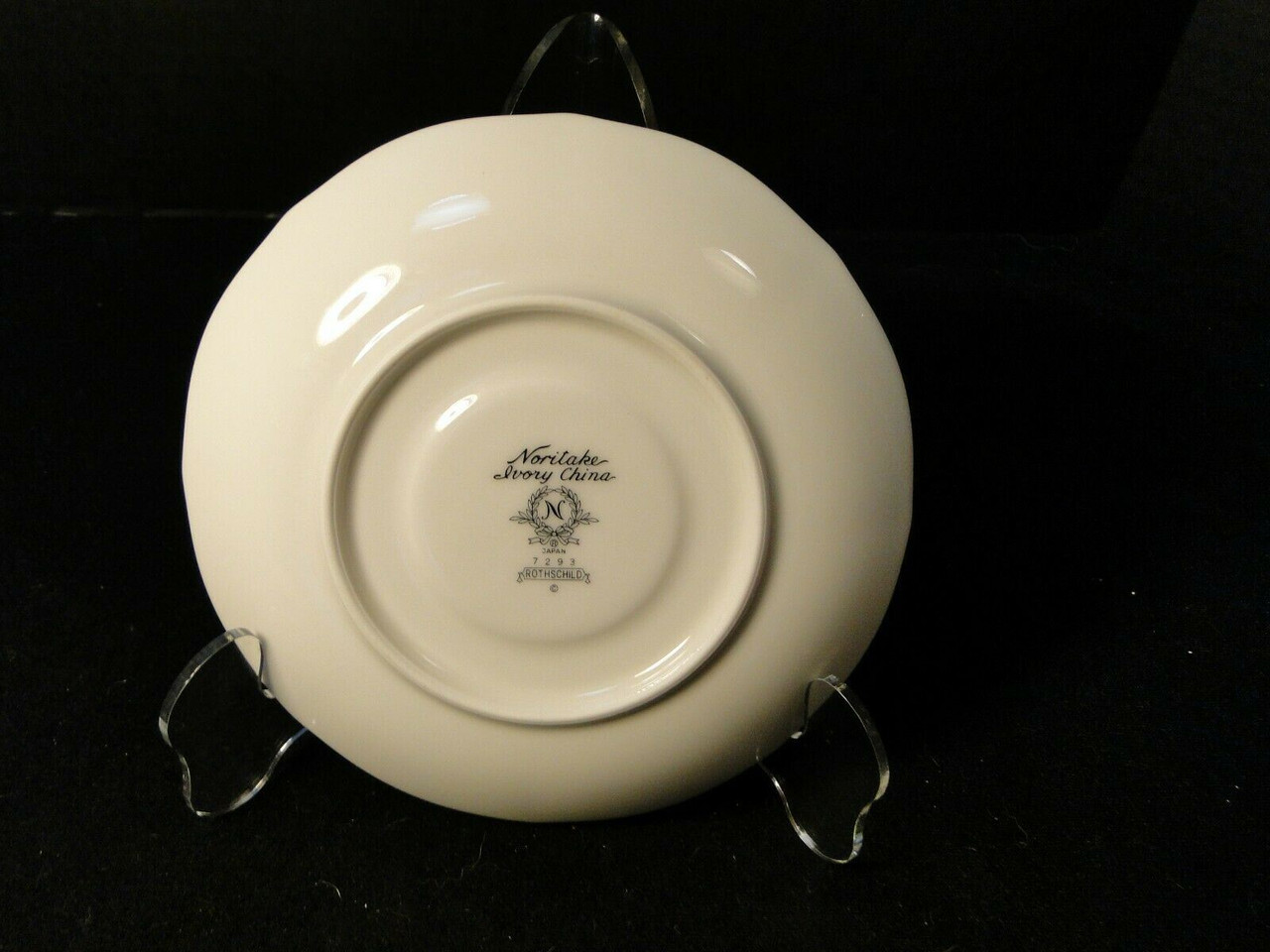 Noritake Rothschild Tea Cup Saucer Set 7293 Ivory China Excellent