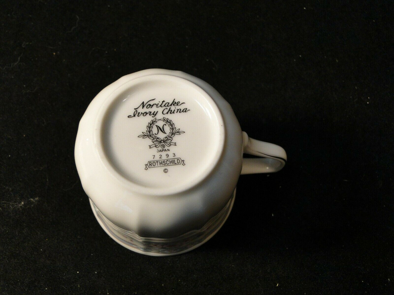 Noritake Rothschild Tea Cup Saucer Set 7293 Ivory China Excellent