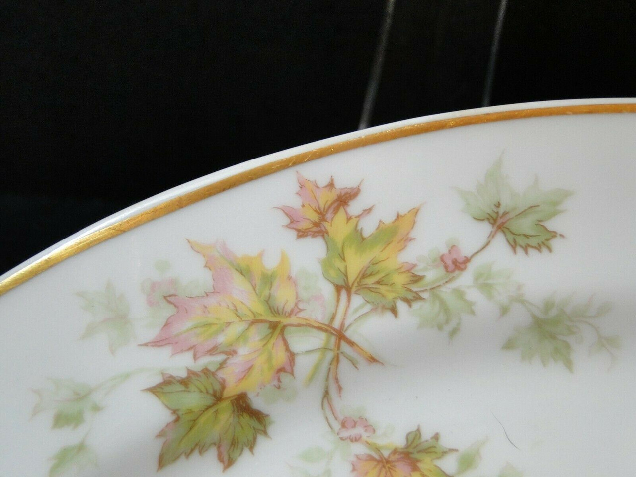Haviland Limoges Autumn Leaf Oval Serving Platter 11 3/8" France DR