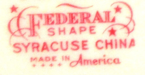 Vintage Dinnerware - Syracuse China - Syracuse China Household Patterns ...