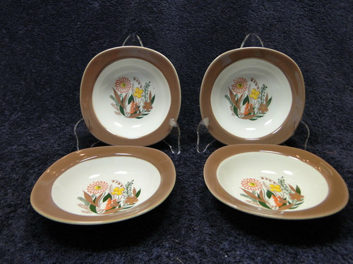 Taylor Smith Taylor Conversation Nassau Teague Berry Bowls Set of 4 | DR Vintage Dinnerware and Replacements