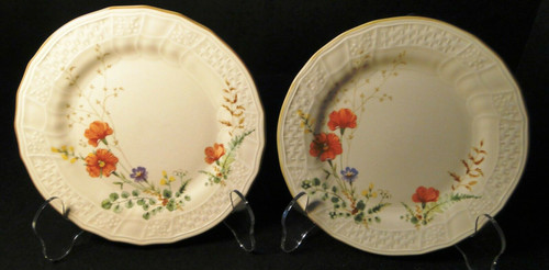 Mikasa Margaux Salad Plates 8 1/4" D1006 Fine Ivory Set of 2 | DR Vintage Dinnerware and Replacements