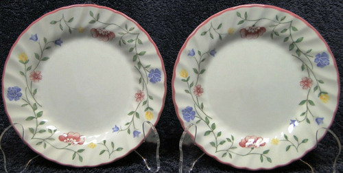 Johnson Brothers Summer Chintz Bread Plates 6 1/4" England Set of 2 | DR Vintage Dinnerware and Replacements