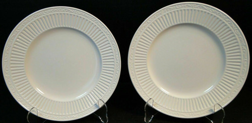 Mikasa Italian Countryside Salad Plates 8 5/8" DD900 White Set of 2 | DR Vintage Dinnerware and Replacements