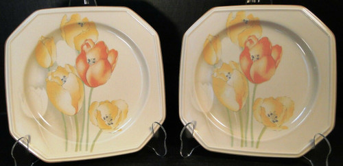 Mikasa Dutch Garden Salad Plates F4008 8 1/4" Set of 2 | DR Vintage Dinnerware and Replacements
