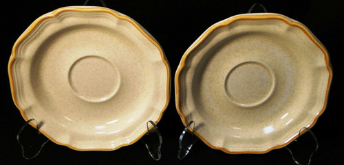 Mikasa Garden Garden Club Saucers EC 400 Set of 2 | DR Vintage Dinnerware and Replacements