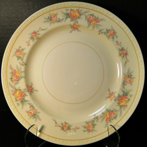 Homer Laughlin Georgian G3370 Salad Plate 8 1/4" Roses Rare | DR Vintage Dinnerware and Replacements