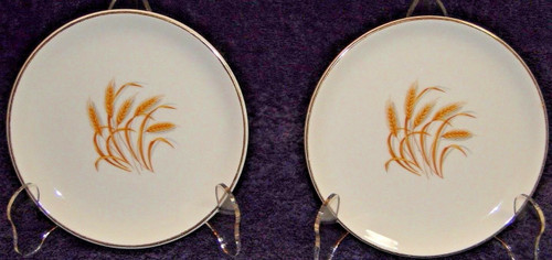 Homer Laughlin Golden Wheat Bread Plates Set of 2 | DR Vintage Dinnerware and Replacements