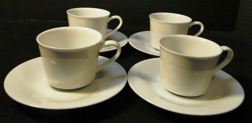 Noritake Snowville Demitasse Espresso Tea Cup Saucer Sets 6453 Q 4 Excellent