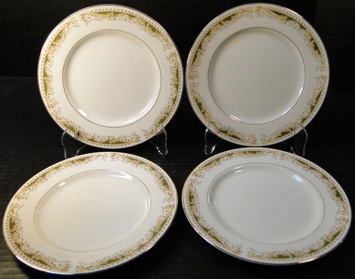 Signature Collection Queen Anne Salad Plates 7 3/4" Set of 4 Excellent