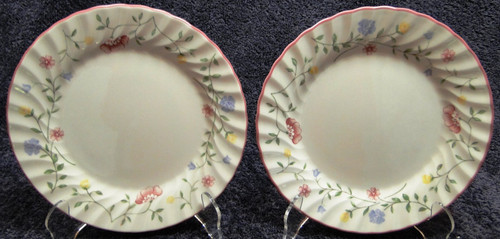 Johnson Bros Summer Chintz Salad Plates 7 3/4" Julie Holland England 2 Excellent
