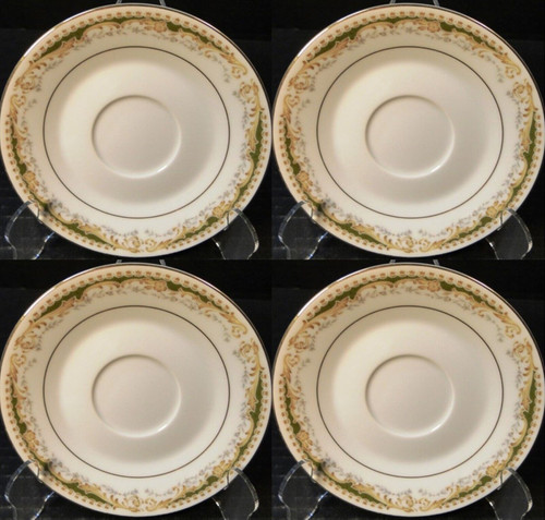 Signature Collection Queen Anne Saucers Set of 4 Excellent