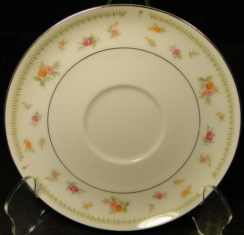 Abingdon China Saucer Fine Porcelain Japan Excellent
