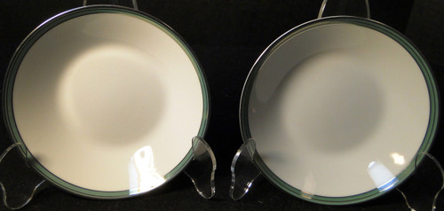 Noritake Royale Mint Berry Bowls 5 1/2" 6538 Fine China Fruit Dessert Set of 2