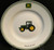 Gibson John Deere Dinner Plates 11 1/4" Tractor Nothing Runs Set of 2 Excellent