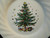 Nikko Happy Holidays Dinner Plates 10 3/4" Christmas Tree Japan Set 4 Excellent