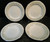 Noritake Savannah Dinner Plates 10 1/2" 2031 Green Floral Set of 4 | DR Vintage Dinnerware and Replacements