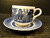 Churchill Blue Willow Blue White Cup Saucer Sets England 2 Excellent