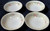 Homer Laughlin Georgian Cashmere Berry Fruit Bowls 5 1/4" Set of 4 | DR Vintage Dinnerware Replacements