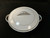 Noritake Envoy Casserole Covered Dish Lid 6325 White Platinum Trim Excellent