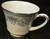 Noritake Blue Hill Tea Cups 2482 Blue White Floral Set of 2 Excellent