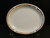 Buffalo China Restaurant Ware Oval Platters 9 1/2" Brown Scroll Set 2 Excellent