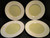 Mikasa Italian Sage Dinner Plates 11 1/4" DD911 White Green Set of 4 | DR Vintage Dinnerware and Replacements