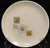 Taylor Smith Taylor Brocatelle Bread Plates 6 1/2" Ever Yours Set of 4 Excellent