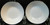 Noritake Reina Soup Bowls 6450 Q 7 3/8" Salad White Embossing Set of 2 | DR Vintage Dinnerware and Replacements