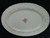 Fine China of Japan Royal Swirl Oval Serving Platter 14" Pink Rose | DR Vintage Dinnerware and Replacements