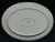 Fine China of Japan Royal Swirl Oval Serving Platter 14" Pink Rose Excellent