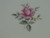 Fine China of Japan Royal Swirl Oval Serving Platter 14" Pink Rose Excellent