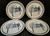 Noritake Colonial Times Dinner Plates 10 5/8" 8340 Set of 4 | DR Vintage Dinnerware and Replacements