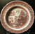 Spode Archive Collection Willow Dinner Plate 10 3/8 Georgian Cranberry | DR Vintage Dinnerware and Replacements