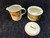 Mikasa Garden Harvest Intaglio Creamer Sugar Set CAC29 Excellent