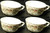 Royal China Fair Oaks Tea Cups Yellow Floral Set of 4 | DR Vintage Dinnerware and Replacements