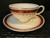 Homer Laughlin Monarch Tea Cup Saucer Sets Eggshell Georgian 4 Excellent