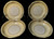 Noritake Rodista Berry Bowls 590 5 1/4" Floral Band Fruit Set of 4 | DR Vintage Dinnerware and Replacements