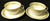 Noritake Rodista Tea Cup Saucer Sets 590 Floral Band Yellow 2 | DR Vintage Dinnerware and Replacements
