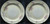 Homer Laughlin Eggshell Nautilus Tulip Luncheon Plates 9 1/4" Set of 2 | DR Vintage Dinnerware and Replacements