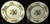 Noritake Holly Bread Plates 6 1/2" Japan 2228 Berries Candles Set of 2 | DR Vintage Dinnerware and Replacements