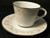 Noritake Duetto Tea Cup Saucer Set 6610 Gold White Scrolls | DR Vintage Dinnerware and Replacements