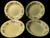Mikasa Brywood Berry Bowls 5 3/4" CAJ04 Maxima Floral Rim Set of 4 | DR Vintage Dinnerware and Replacements