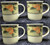 Mikasa Garden Harvest Large Mugs 3 1/2" Tall 11 Oz CAC29 Set of 4 | DR Vintage Dinnerware and Replacements