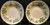 Homer Laughlin Eggshell Georgian Greenbriar Soup Bowls 8 1/4" Set of 2 | DR Vintage Dinnerware Replacements