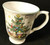 Nikko Happy Holidays Tall Mug Cup 4 1/8" Christmas Tree Japan Excellent