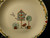 Thomson Pottery Birdhouse Bread Plates 6 3/8 Birds Red Hearts Set of 2 Excellent