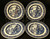 Johnson Brothers Blue Willow Bread Plates 6 1/4" England Set of 4 Excellent