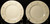 Fine China of Japan English Garden 1221 Salad Plates 7 5/8" Set of 2 Excellent