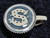 Royal China Currier Ives Blue White Salt Pepper Shaker 1 Open 1 Closed Excellent